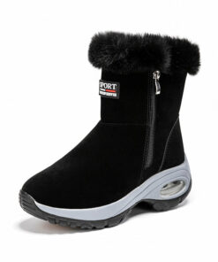 Owlkay 2021 Winter Thick Bottom Snow Boots