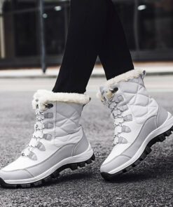 Owlkay Ankle Boots Women Winter Shoes