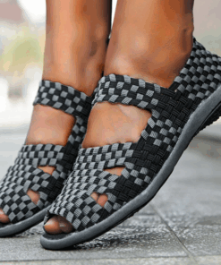 Owlkay Elastic Belt Casual Women Shoes Setupmarks