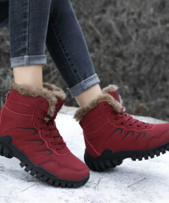Owlkay High Top Daily Leisure Thick Soled Boots