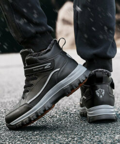 Owlkay Non-slip Beef Tendon Bottom Couples Winter Sports Shoes