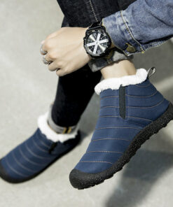 Owlkay Winter Snow Boots Hiking Shoes