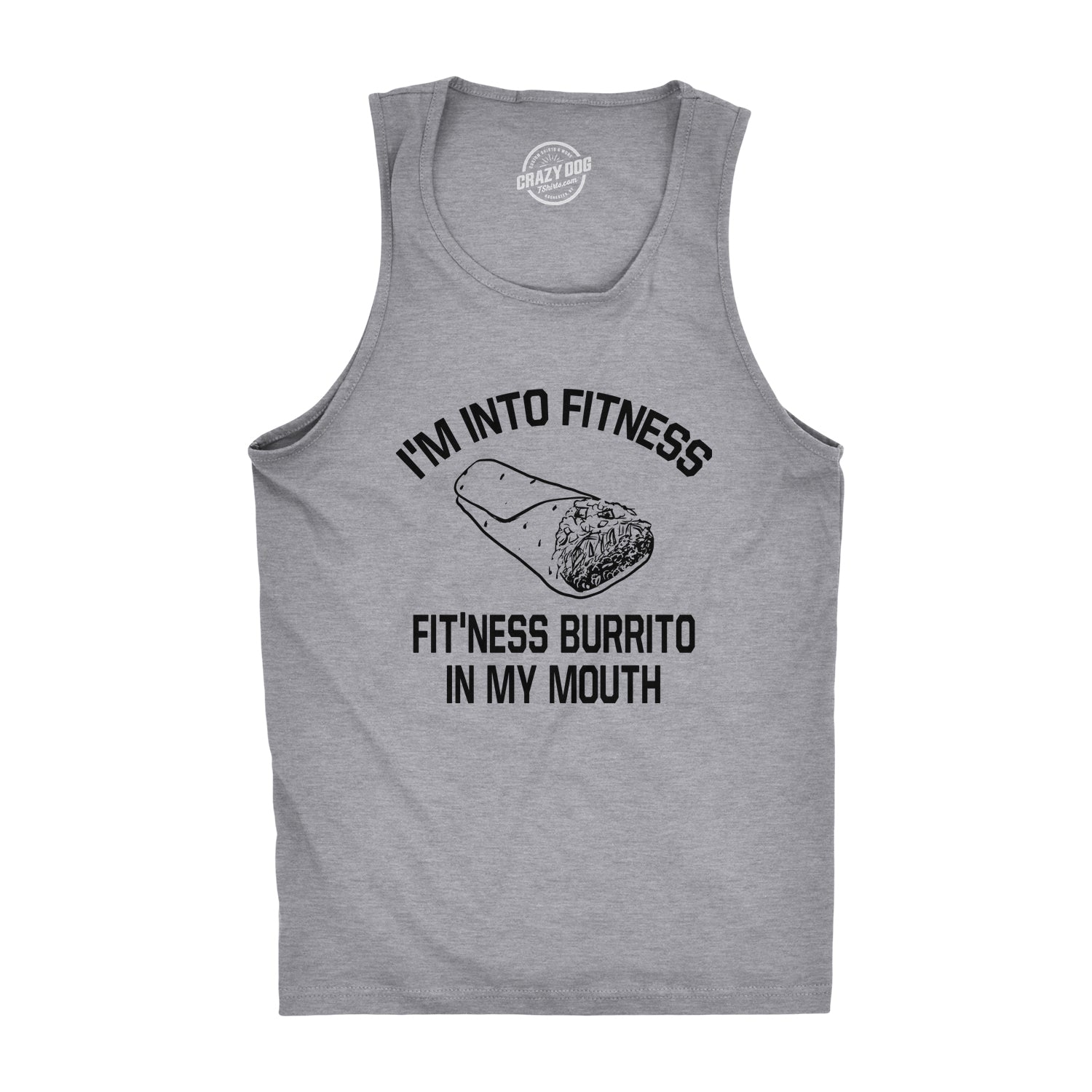 Setupmarks Fitness Burrito In My Mouth Men's Tank Top