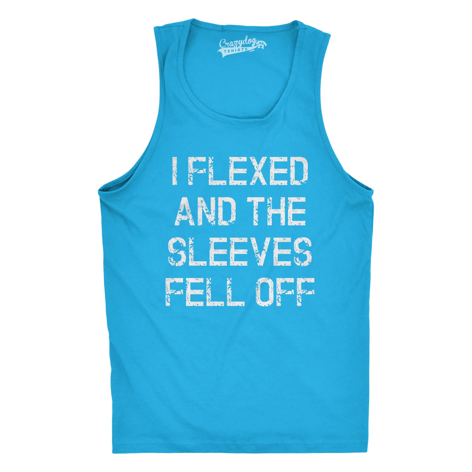 Setupmarks I Flexed And The Sleeves Fell Off Men's Tank Top - Image 16