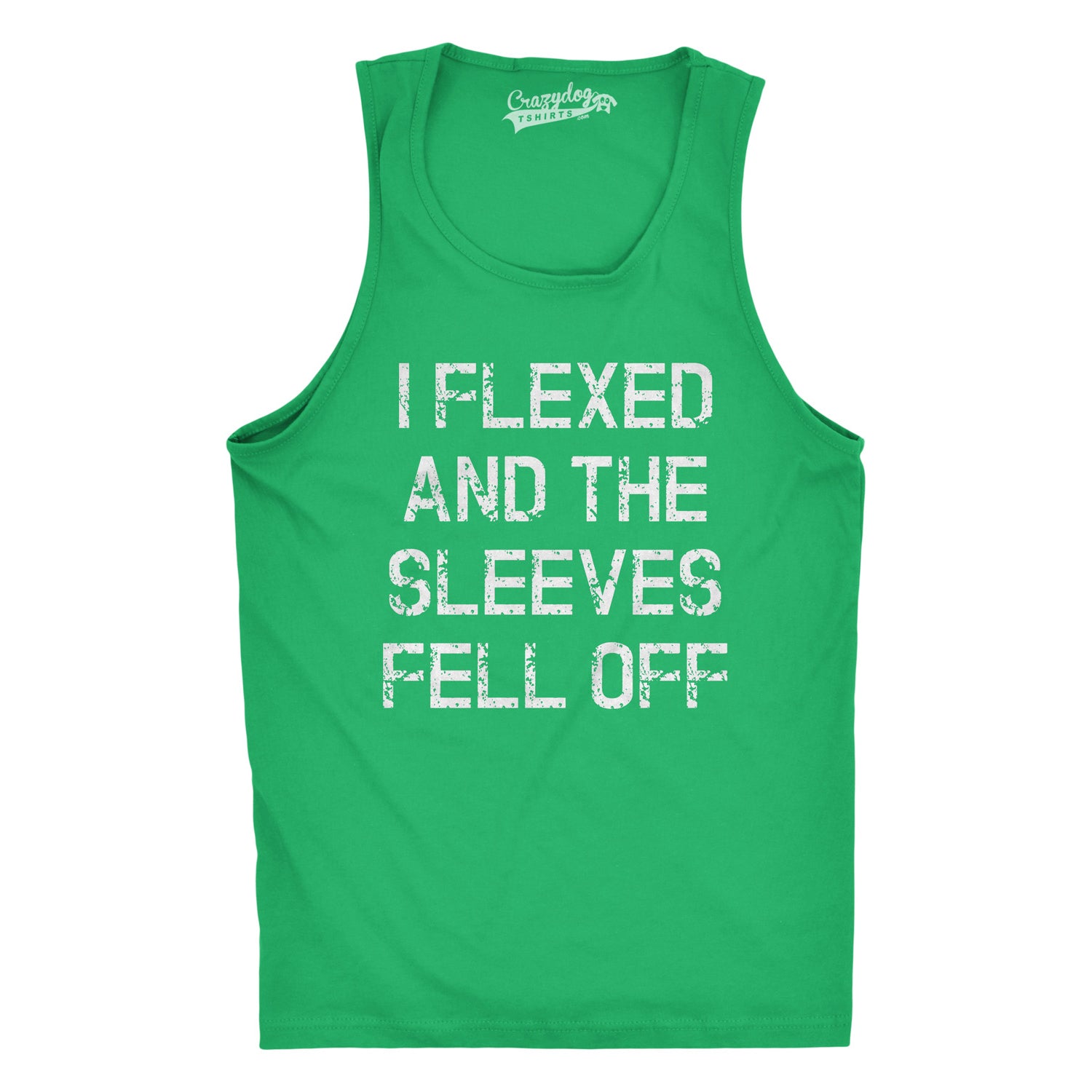 Setupmarks I Flexed And The Sleeves Fell Off Men's Tank Top - Image 9