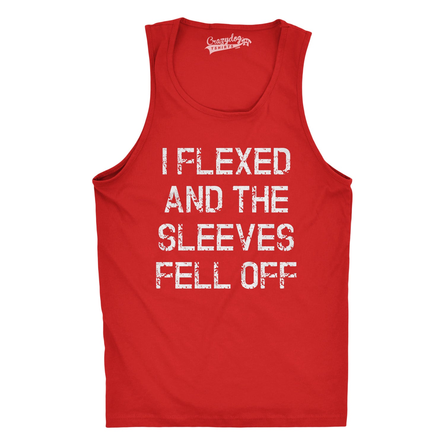 Setupmarks I Flexed And The Sleeves Fell Off Men's Tank Top - Image 10