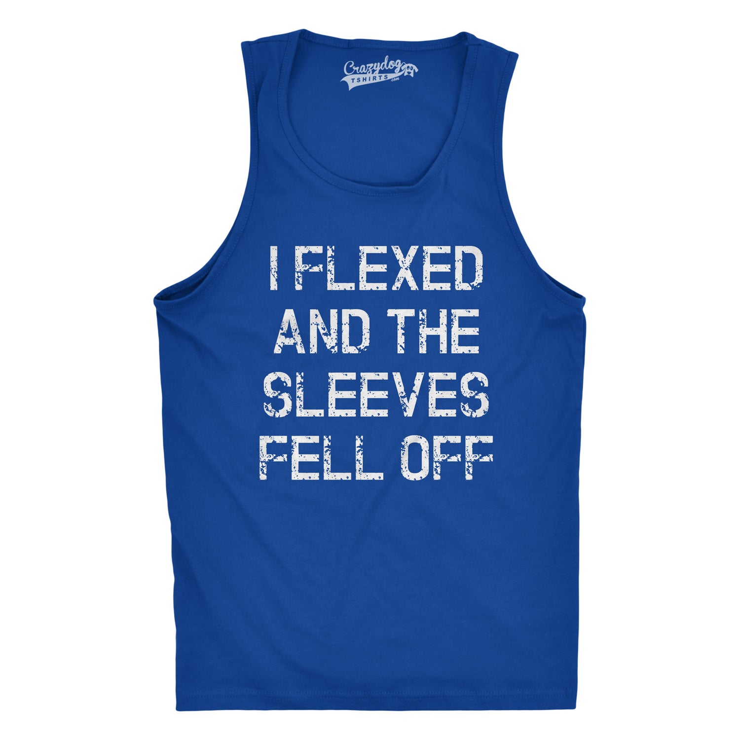 Setupmarks I Flexed And The Sleeves Fell Off Men's Tank Top - Image 11