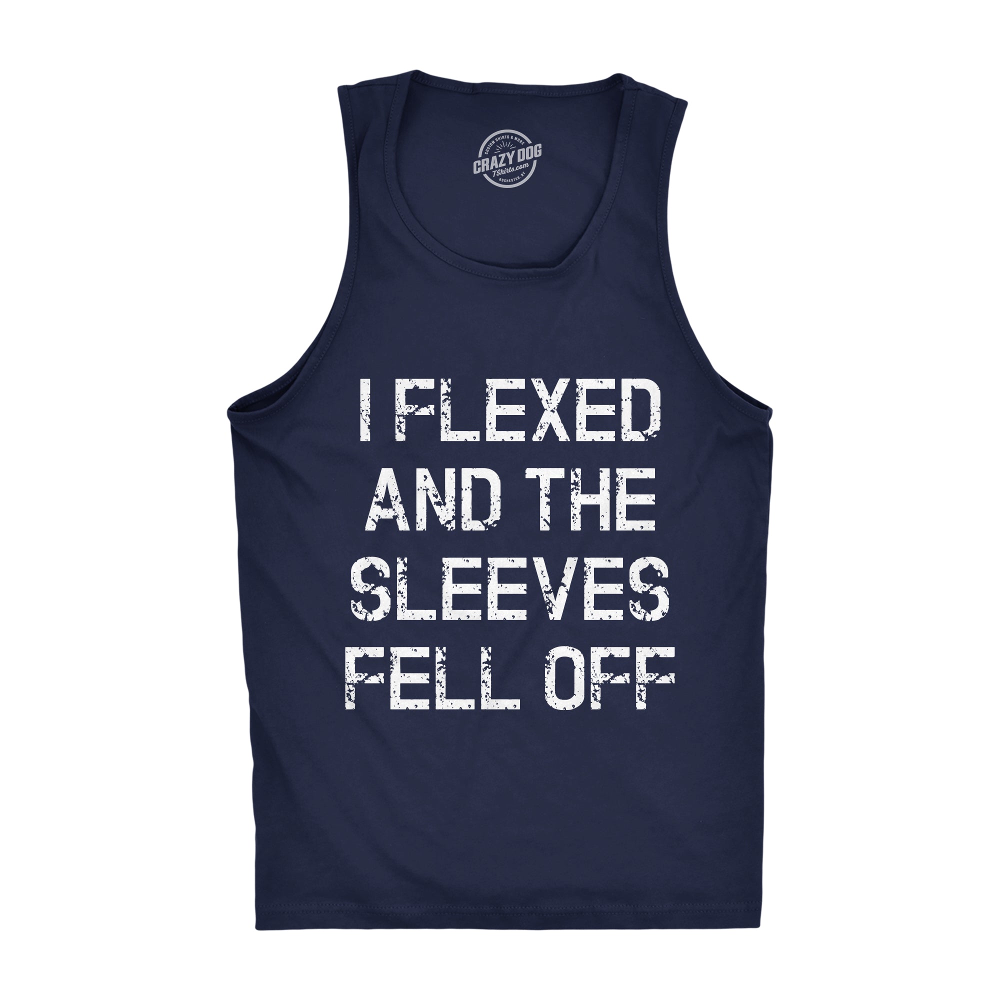 Setupmarks I Flexed And The Sleeves Fell Off Men's Tank Top - Image 14