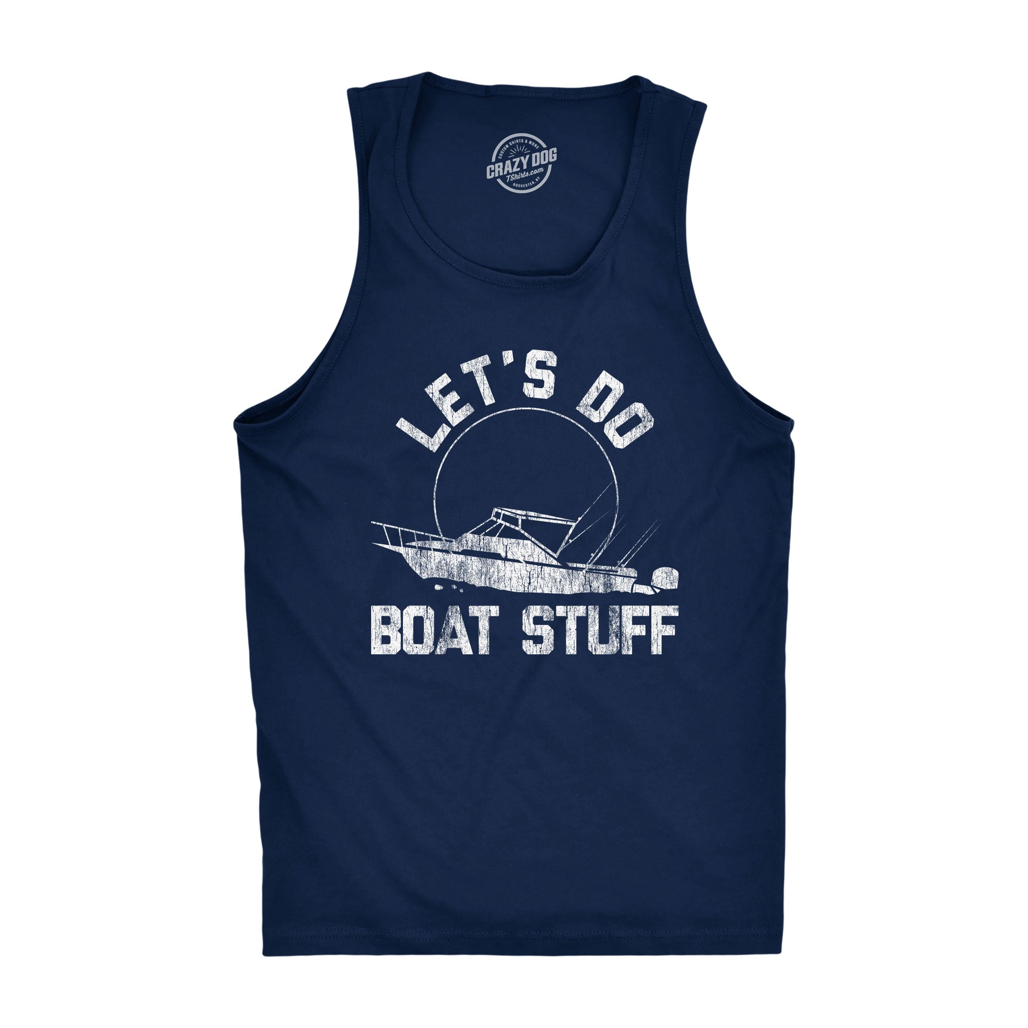 Setupmarks Let's Do Boat Stuff Men's Tank Top
