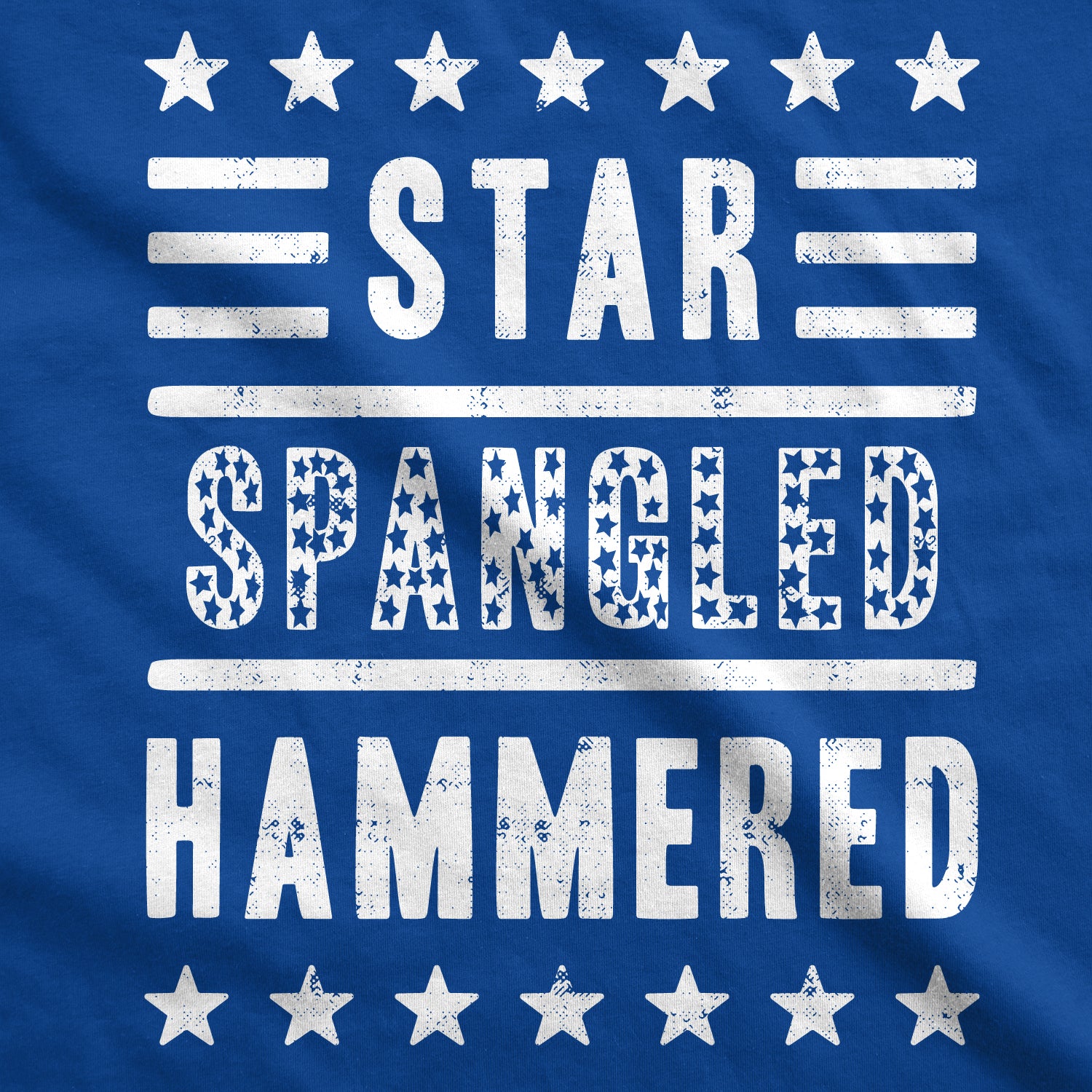Alternative view of Setupmarks Star Spangled Hammered Men's Tank Top