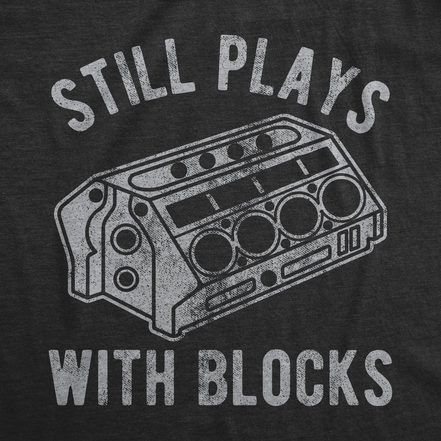 Alternative view of Setupmarks Still Plays With Blocks Men's T Shirt