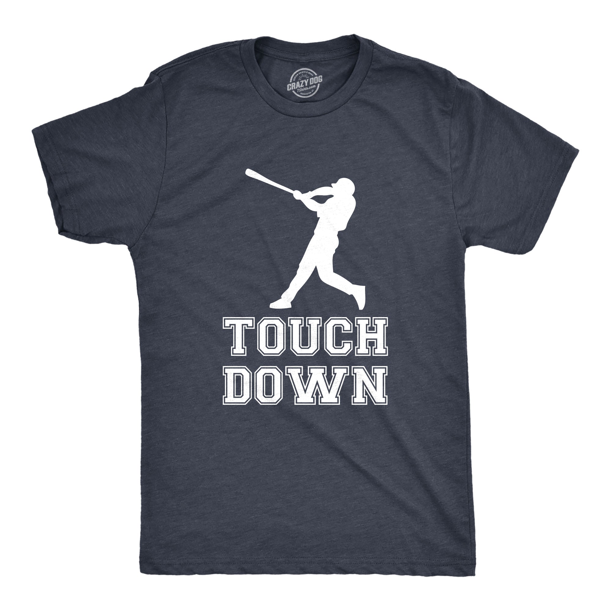 Setupmarks Touch Down Baseball Bat Men's T Shirt